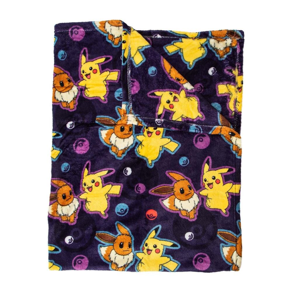 🔥Pokemon 40 x 50 Inch Silk Touch Throw Blanket BNWT🔥